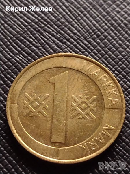 СТАРА МОНЕТА 1 марка 1998г. ФИНЛАНДИЯ ПЕРФЕКТНО СЪСТОЯНИЕ РЯДКА ЗА КОЛЕКЦИОНЕРИ 31869, снимка 1