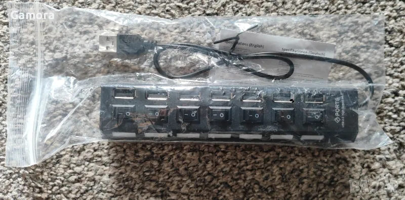 Нов 7-портов USB, снимка 1