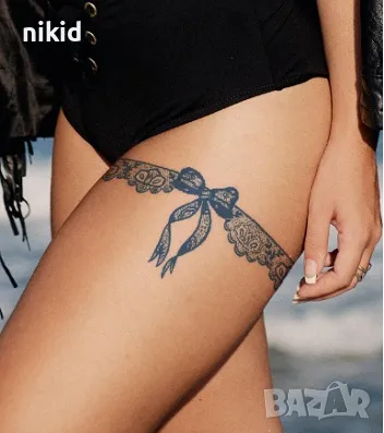 жартиер пандела жартиери временна татуировка татос татус Tattoo, снимка 1