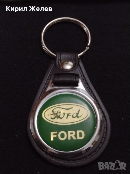 Рекламен кожен ключодържател с лого ФОРД за любителите на марката 37429, снимка 1