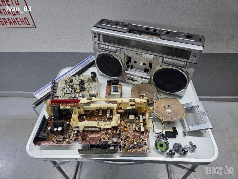 Радиокасетофон Sharp gf 6363 на части. , снимка 1