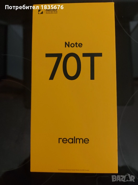 Чисто нов смартфон REALME NOTE 70T, неразпечатан с двегодишна гаранцияя, снимка 1