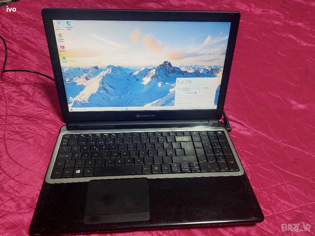 4 ядрен лаптоп pakard bell, снимка 1