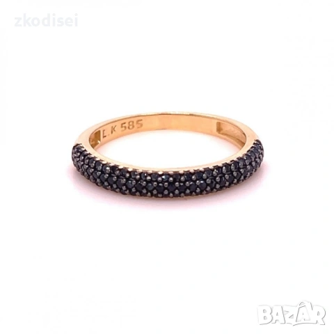 Златен дамски пръстен 1,76гр. размер:53 14кр. проба:585 модел:36342-3