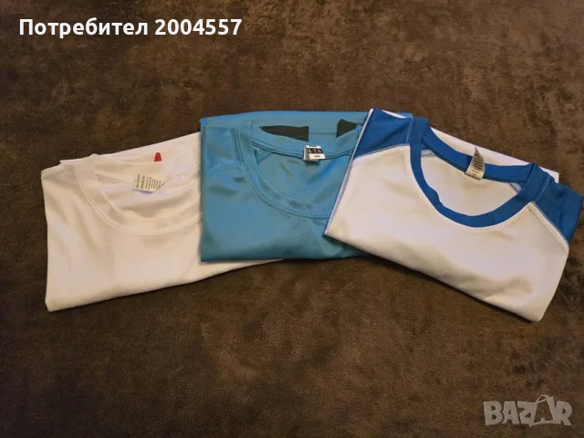 Нови мъжки спортни дишащи тениски (размери M, L, XL)
