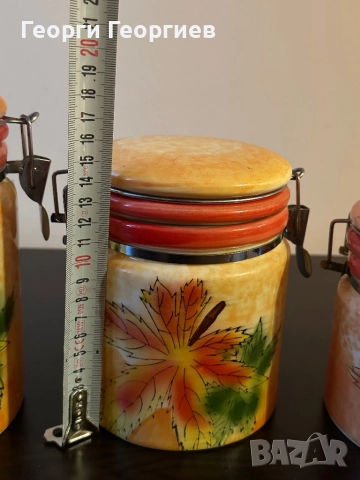 Страхотен, керамичен комплект за кухня, снимка 5 - Кутии за храна - 52404689