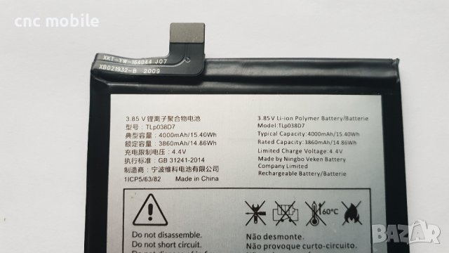 Батерия Alcatel 1S - Alcatel 5028, снимка 2 - Оригинални батерии - 38584133