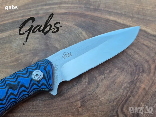 Нож с фиксирано острие FOX Knives FX529,фултанг с тактическа кания, снимка 6 - Ножове - 55922510