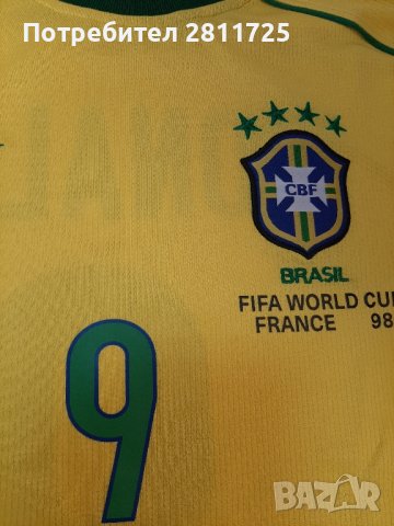 Тениска Роналдо Феномена Бразилия , снимка 4 - Футбол - 42139084
