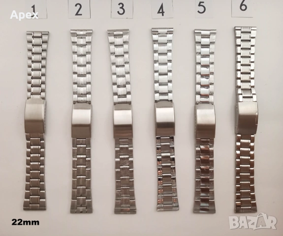 Стоманени Ластични Верижки За Часовници.Разтегателна Верижка За Часовник18 20мм Seiko/Orient/Casio, снимка 14 - Каишки за часовници - 54169518