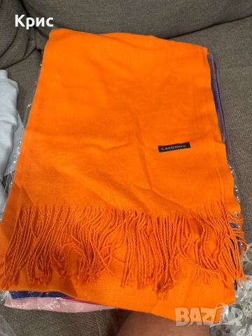 Кашмирени шалове различни цветове, снимка 2 - Други - 52556558