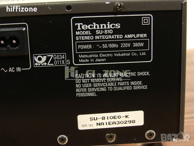 УСИЛВАТЕЛ  Technics su-810 /3 , снимка 9 - Ресийвъри, усилватели, смесителни пултове - 40480815