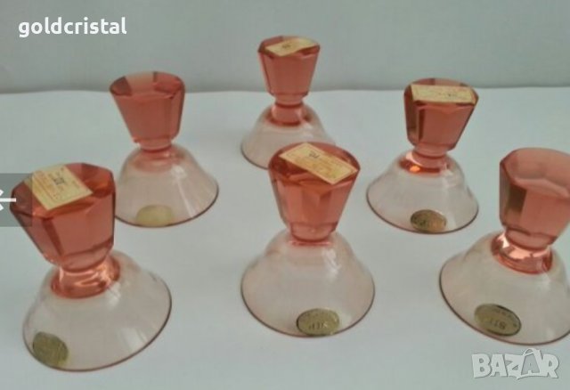 Ретро стъклени чаши и гарафа  53г, снимка 13 - Антикварни и старинни предмети - 27479846