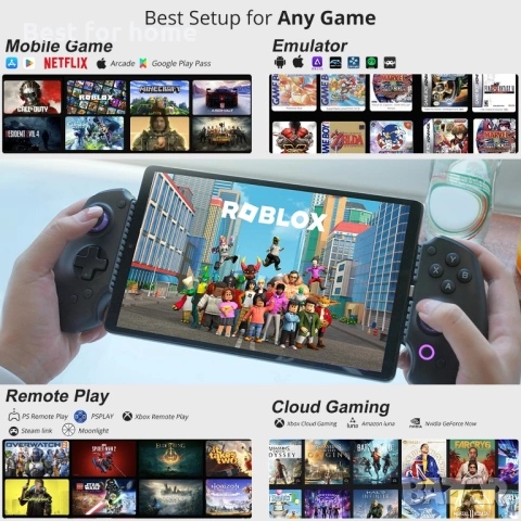 abxylute S9 геймърски контролер за iPhone 15/16/17, iPad Mini 6/7 Android таблет , снимка 7 - Аксесоари - 54173075