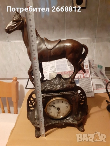 часовник, снимка 5 - Антикварни и старинни предмети - 52186479