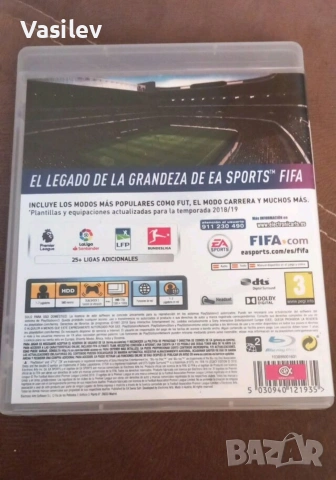 FIFA 19 PS3 , снимка 2 - Игри за PlayStation - 53892014
