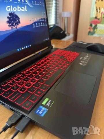Acer Nitro 5 AN515-57-705X 144hz, снимка 3 - Лаптопи за игри - 53213613