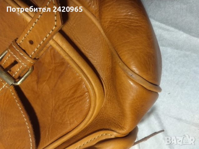 Раница Мароко естествено кожа, снимка 8 - Раници - 51468526