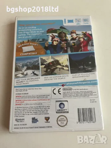 Shaun White Snowboarding Road Trip за Nintendo Wii - Нова запечатана, снимка 2 - Игри за Nintendo - 48456714