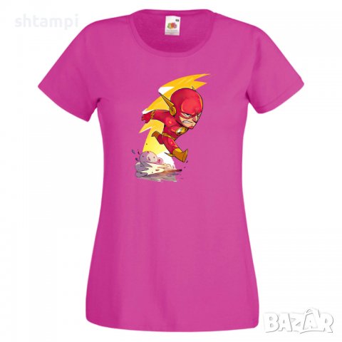 Дамска тениска DC Flash Star Wars Игра,Изненада,Подарък,Геймър,, снимка 8 - Тениски - 36787113