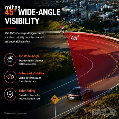 Задна SMART LED стоп светлина с радар IGPSPORT SR Mini, Bluetooth/ANT+, IPX7, снимка 7 - Аксесоари за велосипеди - 54167593