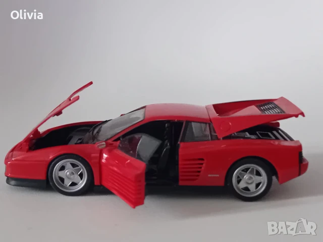 Ferrari F40, Testarossa Ferrari 348ts , 1:43 Отаваряеми елементи, снимка 6 - Колекции - 51138252