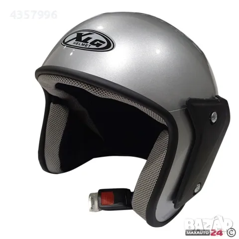  Каска за мотор - 2415 - 5 сиво, снимка 2 - Аксесоари и консумативи - 49067439