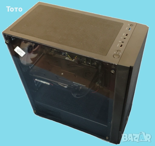 Продавам Геймърски компютър i7-6700/GTX 1660 Super/16GB DDR4/512GB NVMe+1TB HDD/500W НОВО захранване