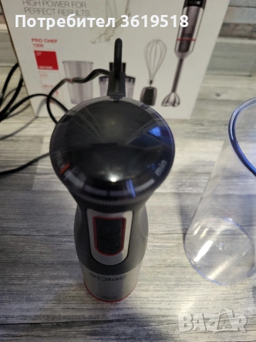 Пасатор, чопър, миксер 3в1 Solac pro chef 1200, снимка 3 - Чопъри и пасатори - 53904945