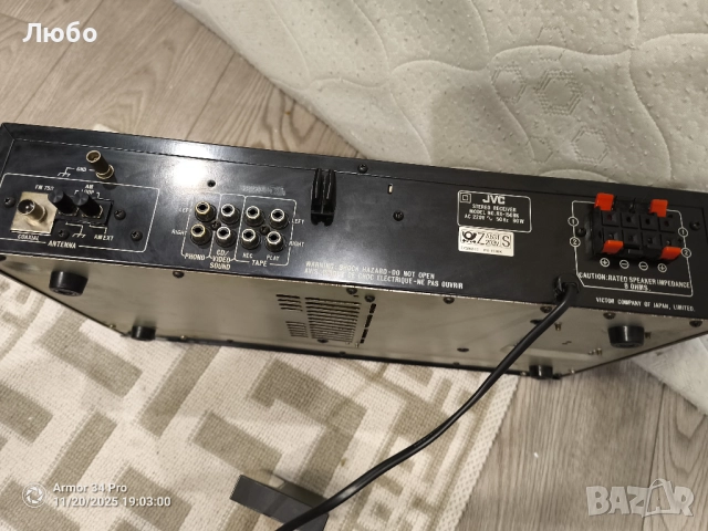 Усилвател ресиивър JVC RX150, снимка 3 - Ресийвъри, усилватели, смесителни пултове - 52483905