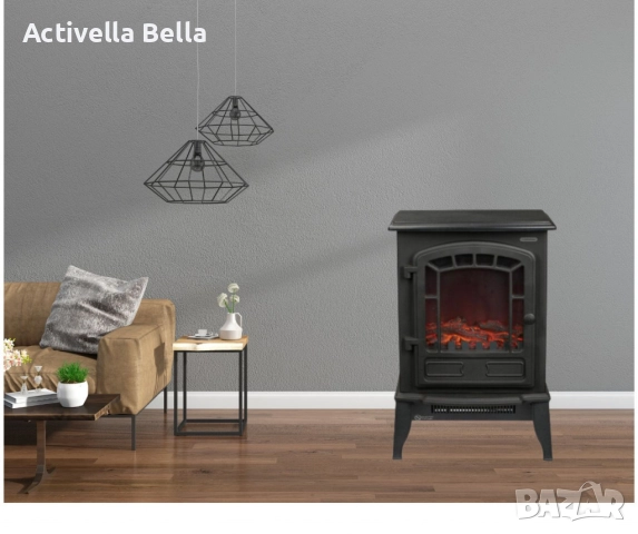 Електрическа камина, 2000W, снимка 3 - Отоплителни печки - 52558471