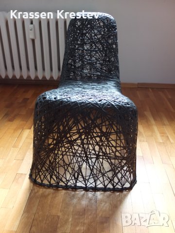 Продавам "Random Chair" от карбонови нишки на Goods, снимка 4 - Столове - 40810792
