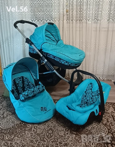 Комбинирана количка Чиполино , снимка 5 - За бебешки колички - 54313593