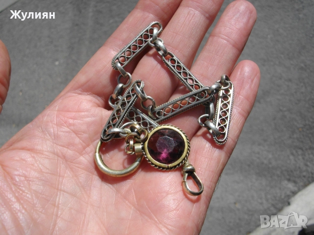 СТАР КЮСТЕК ЗА ДЖОБЕН ЧАСОВНИК , снимка 7 - Антикварни и старинни предмети - 51451795