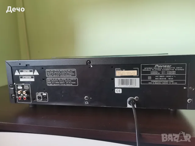 Касетен дек Pioneer ct w208r , снимка 7 - Декове - 56144591