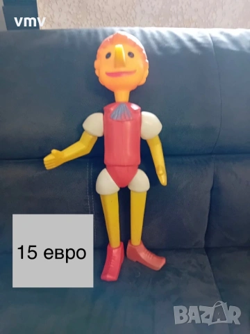 Пинокио Буратино стара соц играчка 