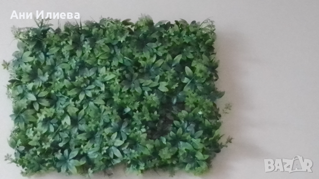 Изкуствена зеленина - пано за стена