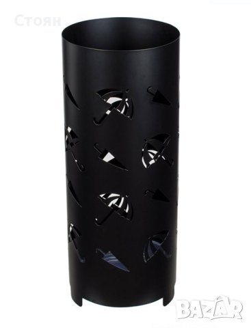 Поставка за чадър Metallic Black Designs Umbrellas 22.5x56cm