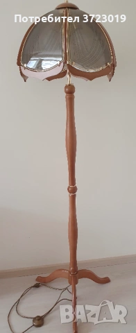 Красив дървен лампион, снимка 2 - Лампиони - 53915685