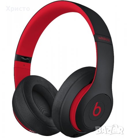 НОВИ!!! Слушалки Beats Studio3 Wireless, Over-Ear, Decade Collection, Defiant Black-Red 