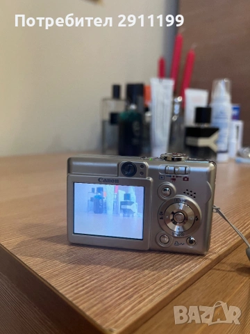 Фотоапарат Canon 5 Mp, Japan с подаръци, снимка 3 - Фотоапарати - 54294102