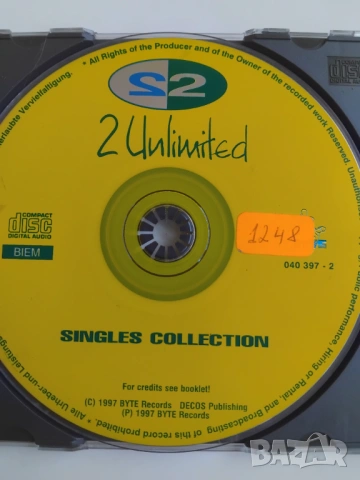 2 Unlimited - Singles collection - матричен диск музика