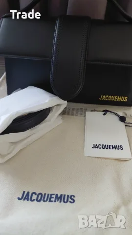 Оригинална кожена чанта Jacquemus Le Grand Bambino 