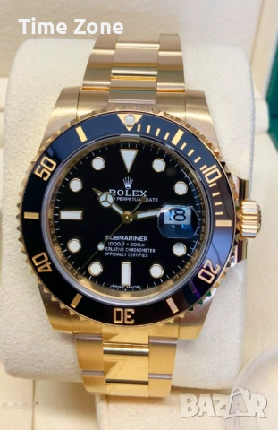 Rolex Submariner 40mm 'Bluesy' Two Tone Yellow Gold Ceramic Automatic Различни Варианти, снимка 13 - Мъжки - 54072847