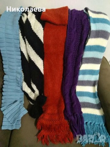 Сет от 5 шала-плетиво, снимка 1