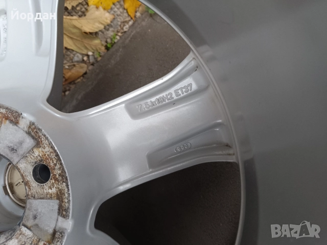 ОРИГИНАЛНИ алуминиеви джанти 18 ' цола 5х112 Ауди / AUDI 5x112 66,6, снимка 12 - Гуми и джанти - 52344530