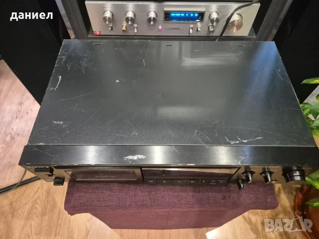 Японски касетен дек SONY TC-K420 от 1990 г. без липси и счупвания + подарък, снимка 6 - Декове - 56105862