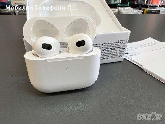 СлуСшалки безжични AirPods 3 с кутйка за безжично зареждане, снимка 6 - Слушалки, hands-free - 42180940