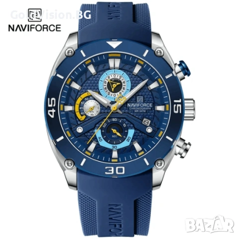 NAVIFORCE 8038 – спортно-елегантен мъжки часовник хронограф