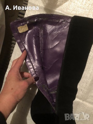 Дамски ботуши естествен велур Kilah, снимка 6 - Дамски ботуши - 30634515